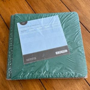 Creative memories flex hinge album green 8x8